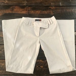 G BY GUESS GREY/SILVER SLACK PANTS SIZE 24 NWOT
